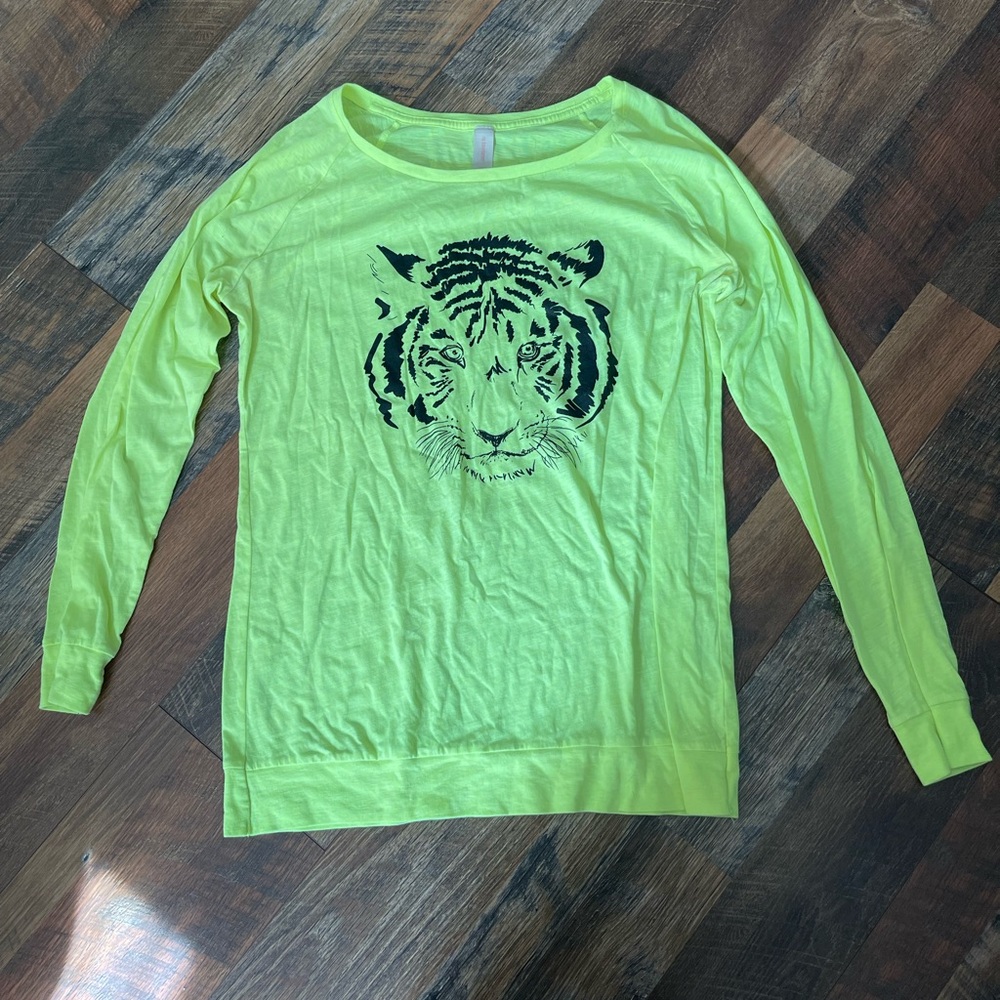 No Boundaries Neon Green Tee